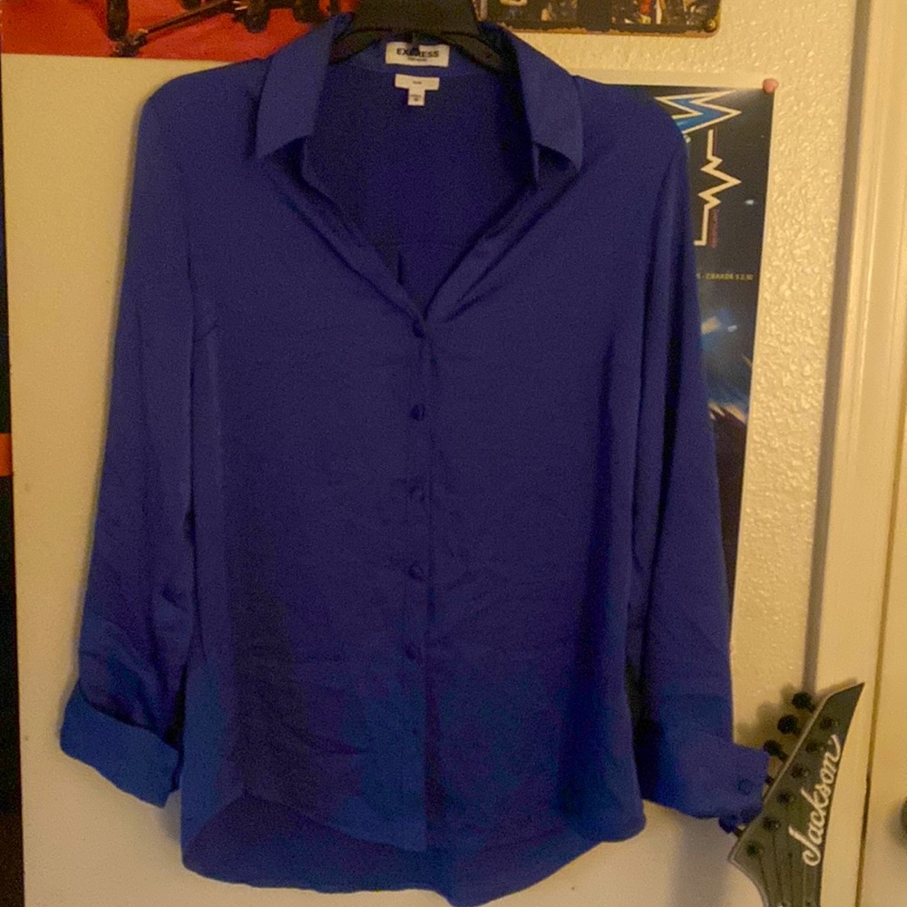 EXPRESS 💙 BLUE PORTOFINO BLOUSE